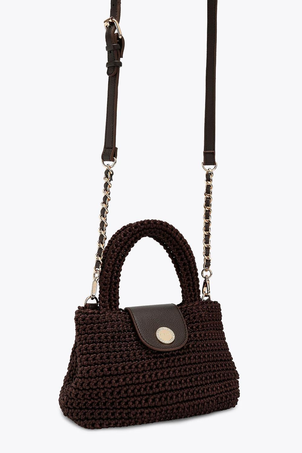 Carvela Cheska Top Handle' Silk Blend Bag