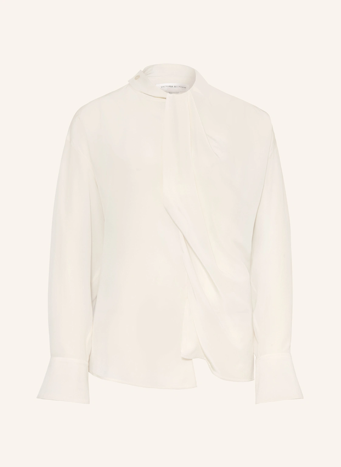 VICTORIA BECKHAM Schluppenbluse aus Seide mit Cut-out