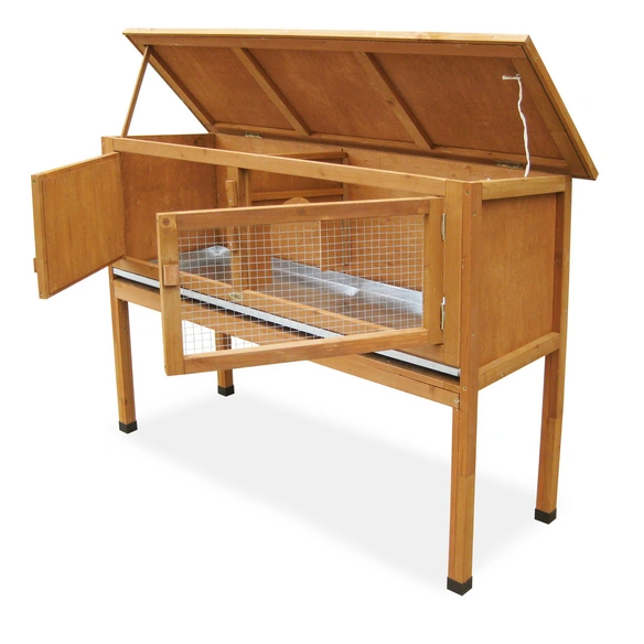 Kleintierstall »Bunny«, braun, Tannenholz, BxHxT: 44 x 86 x 115 cm