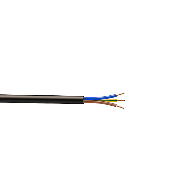 Câble électrique U1000R2V 3x2,5 mm² - 5 m