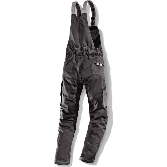 Arbeitslatzhose »Nitro«, schwarz/grau, Polyester/Baumwolle
