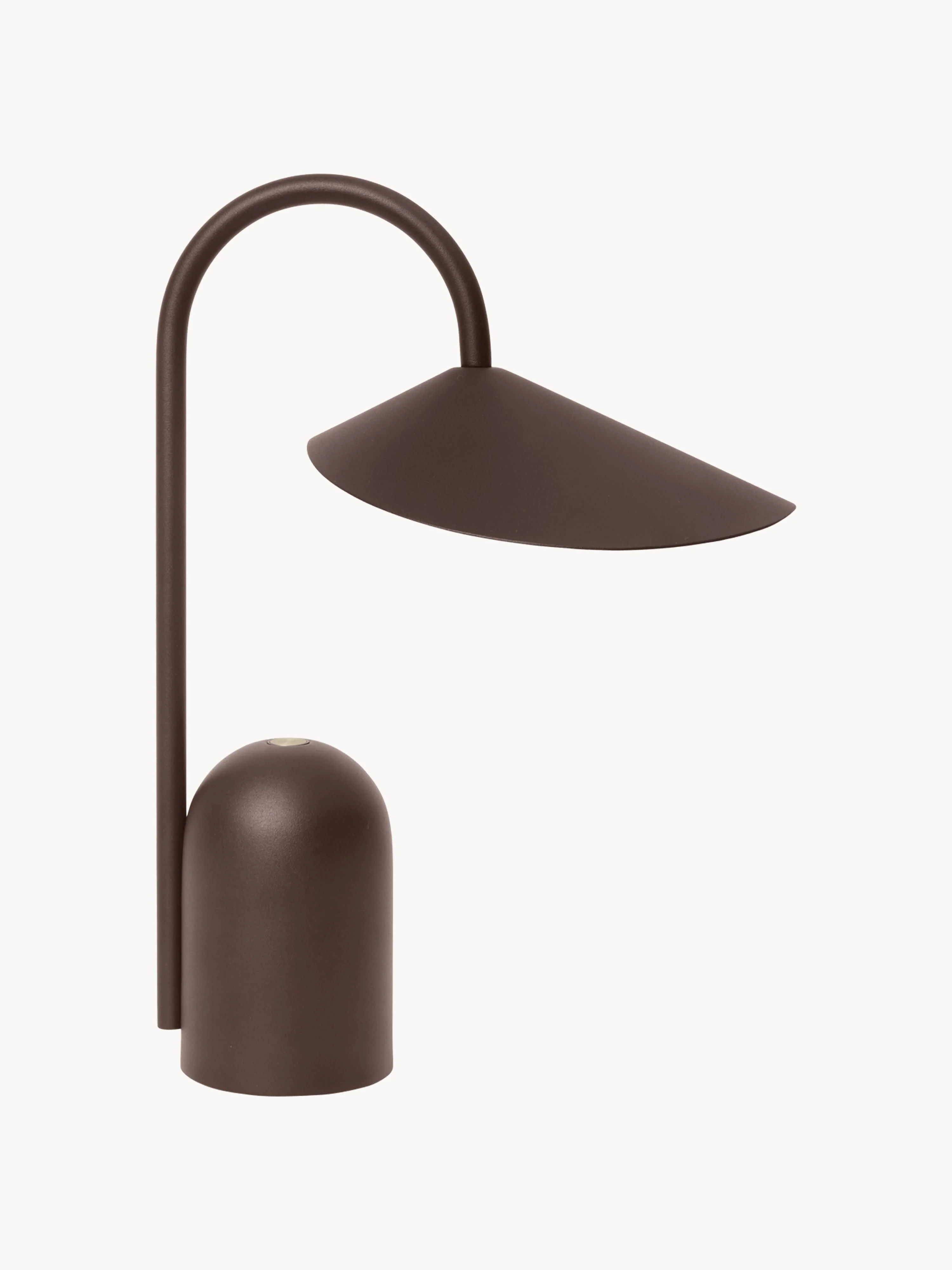 Kleine mobile LED-Tischlampe Arum, dimmbar