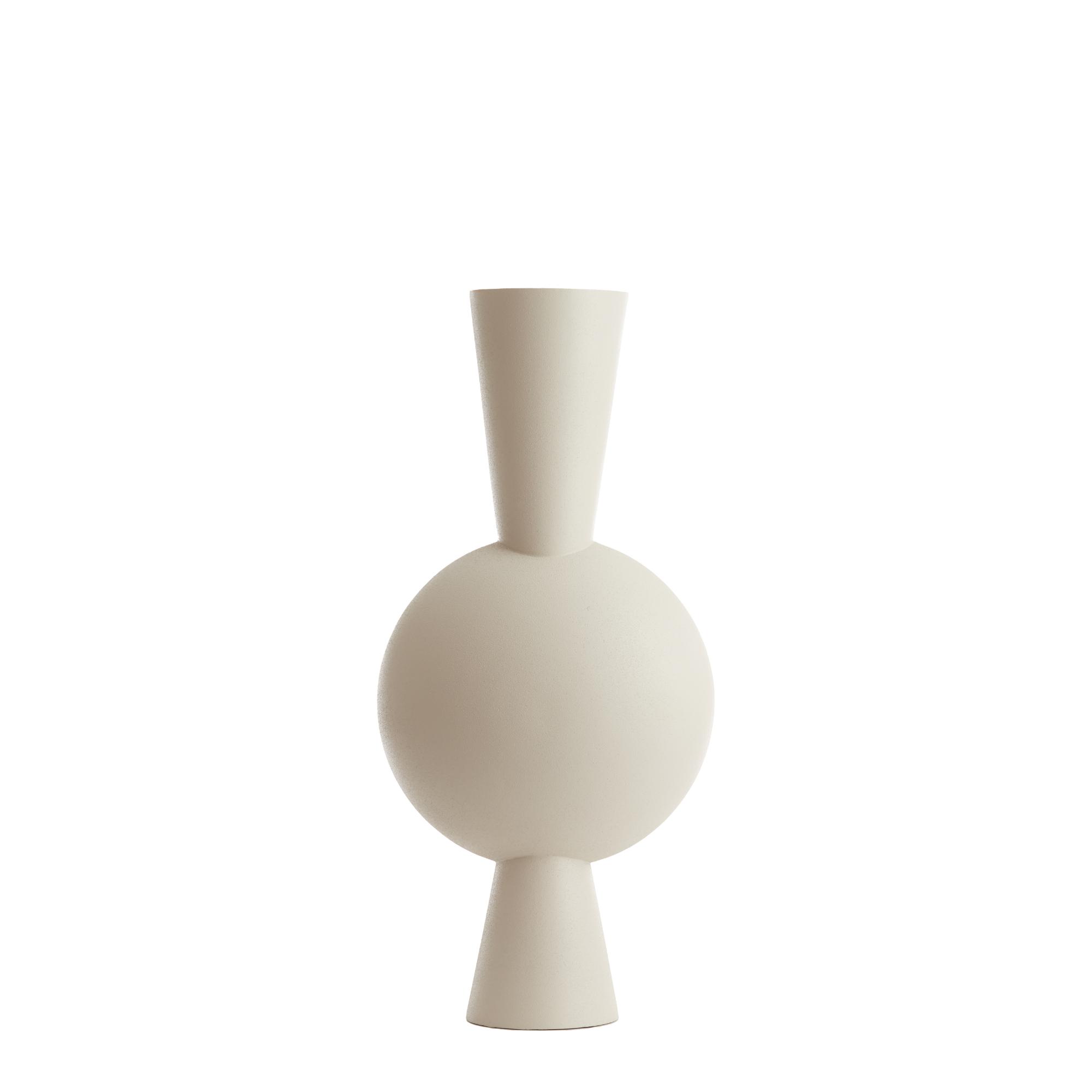 Light & Living vaas Kavandu - wit - 37.5x22x81cm