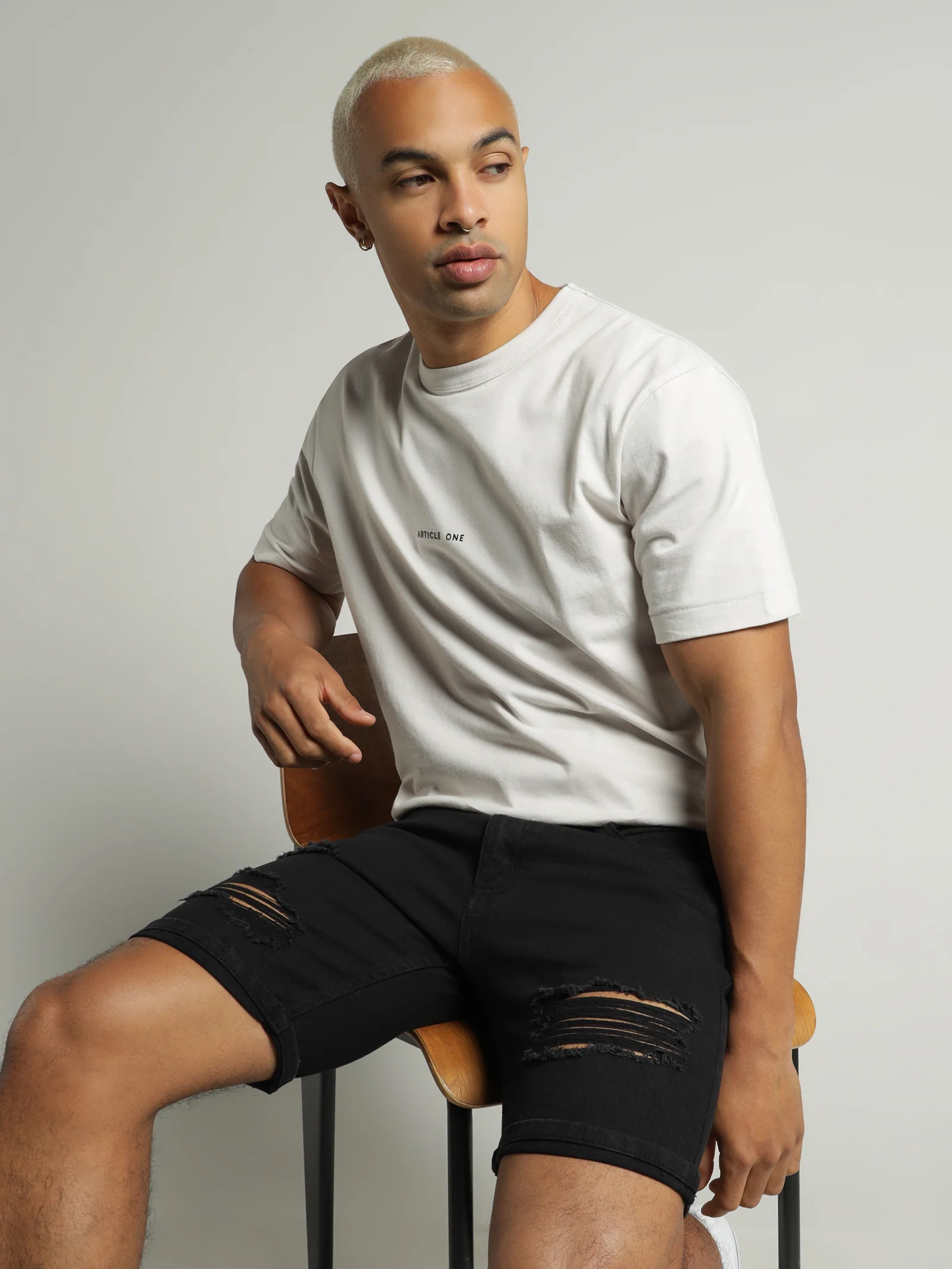 Zane Skinny Denim Short