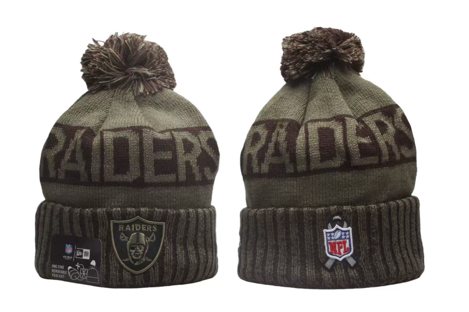 LAS VEGAS RAIDERS SALUTE TO SERVICE KNIT HAT