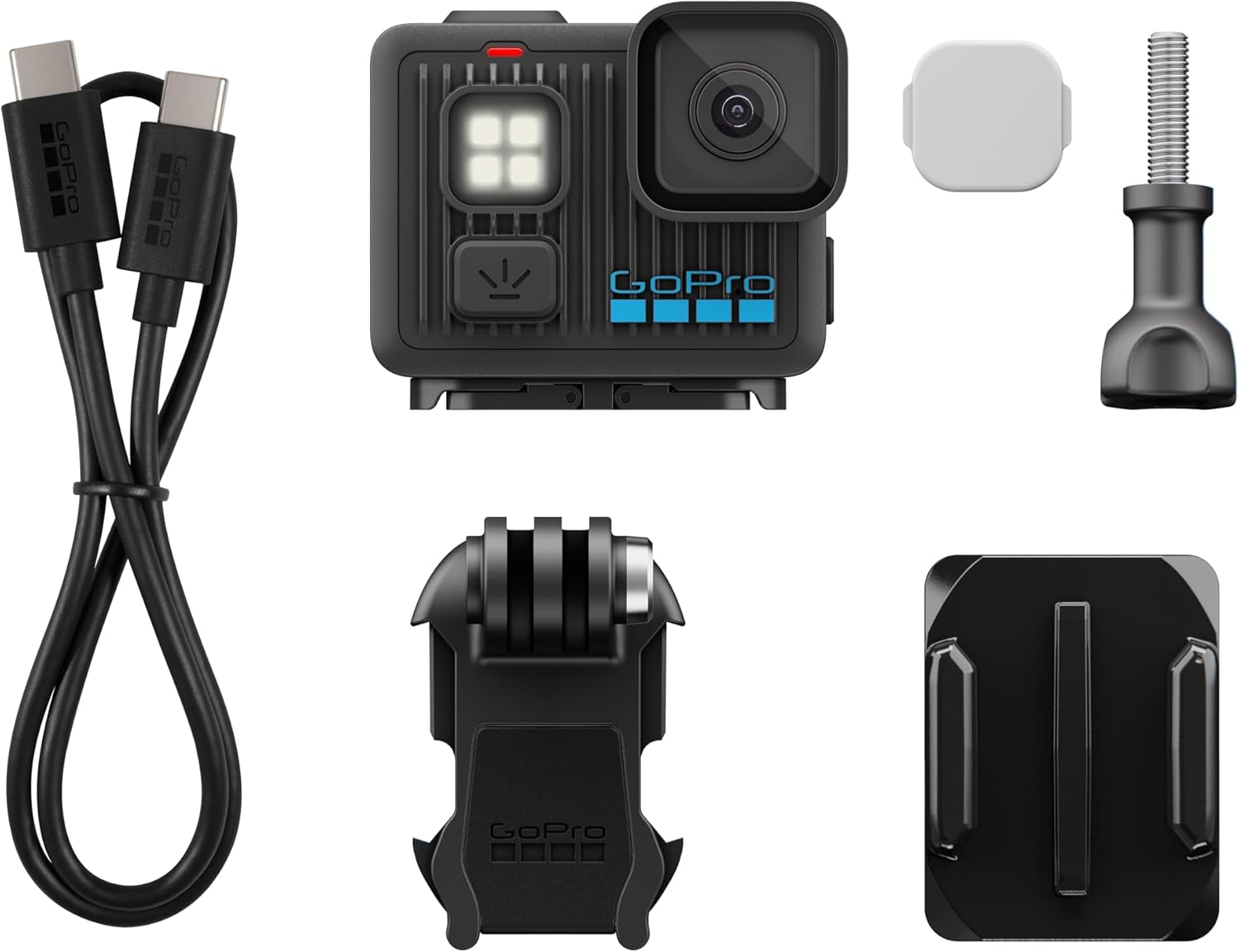 GoPro LIT Hero - Lightweight  Compact  Waterproof Action Camera with Built-in Light  4K60 Ultra HD Video  12MP Photo  Touch Screen  HyperSmooth Stabilization