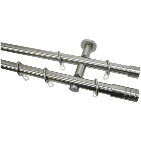 Gardinenstangen-Set »Zylinder«, Länge 1600 mm, Ø 20 mm, Metall