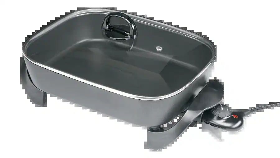 Black & Decker Family-Sized Non-Stick Electric Skillet, Black, 12x15-in