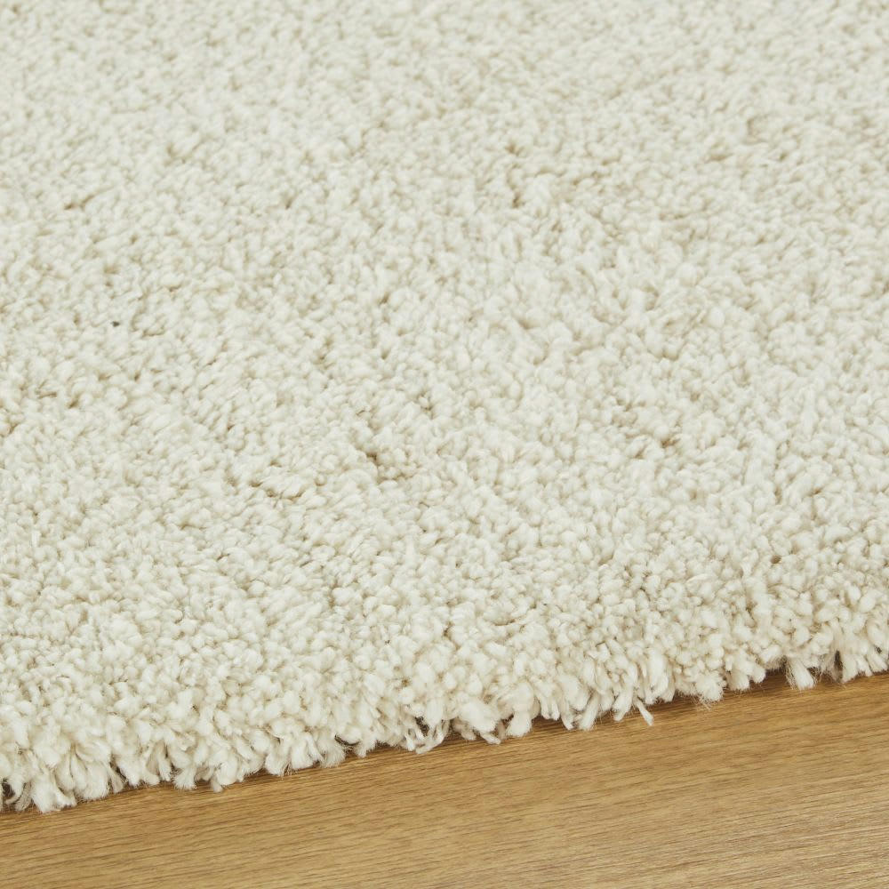 NALA - Tapis shaggy tufté écru 160x230