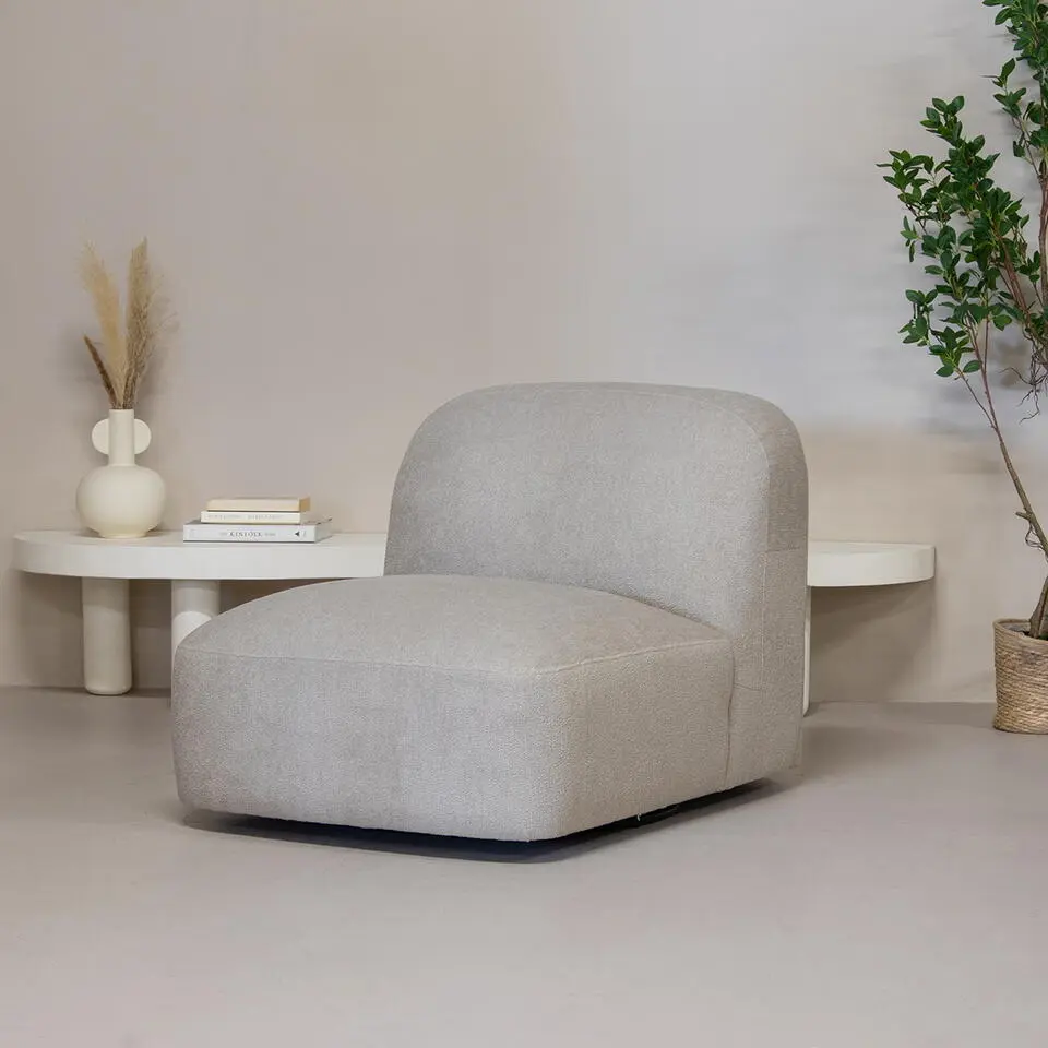 Loveseat Stof Taupe - Zitbreedte 76cm - 76x106x75cm - Mary