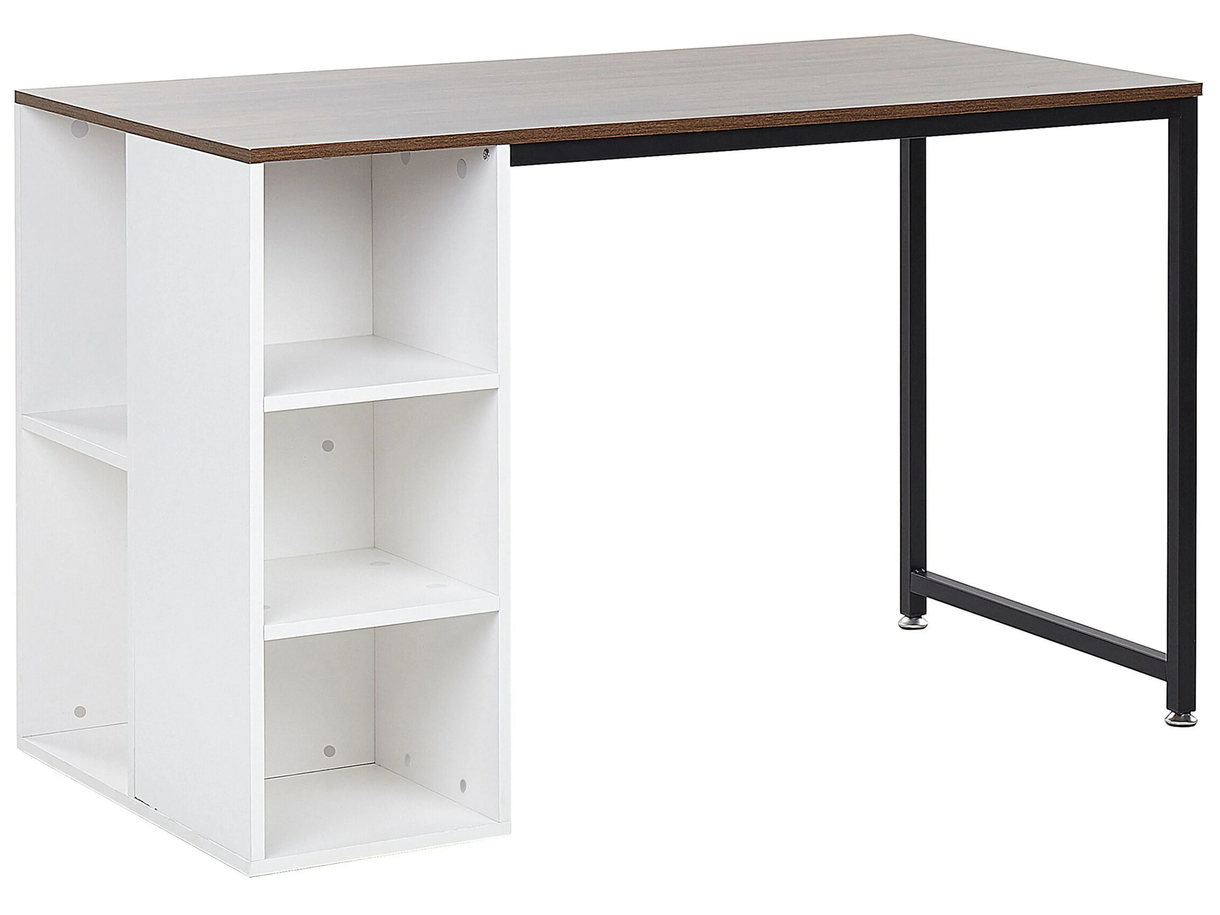 Home Office Desk DESE Brown/ White 120 cm 60 cm