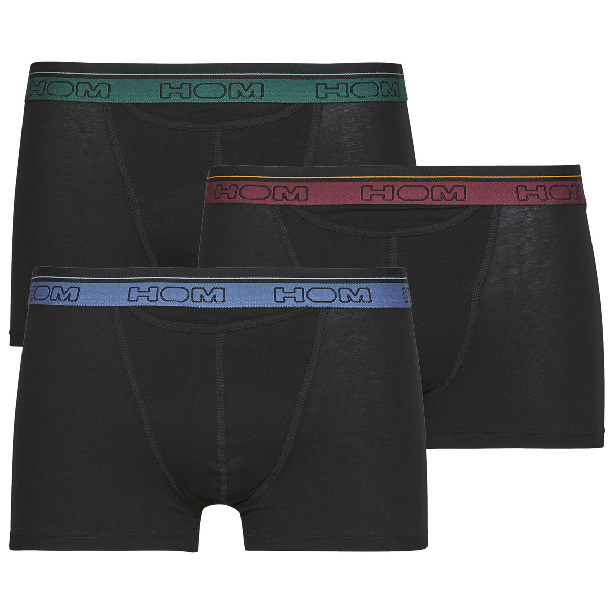 Hom - TIAGO boxer pack de 3 - Black