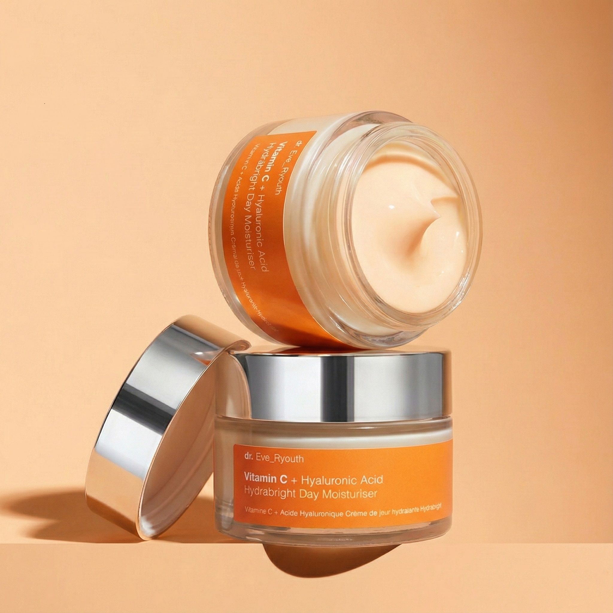 dr. Eve Ryouth Vitamin C   Hyaluronic Acid Hydrabright Day Moisturiser x 2
