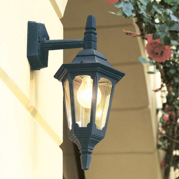 Kinkiet zewnętrznyczarny Parish Mini 1xE27x60W IP44 Elstead