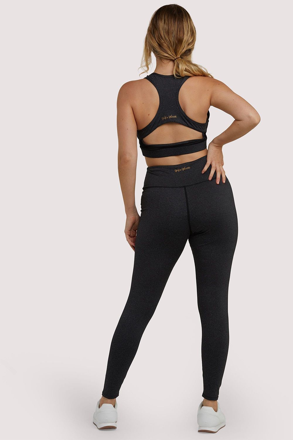 Wolf & Whistle Grey Marl Long 'Leggings'