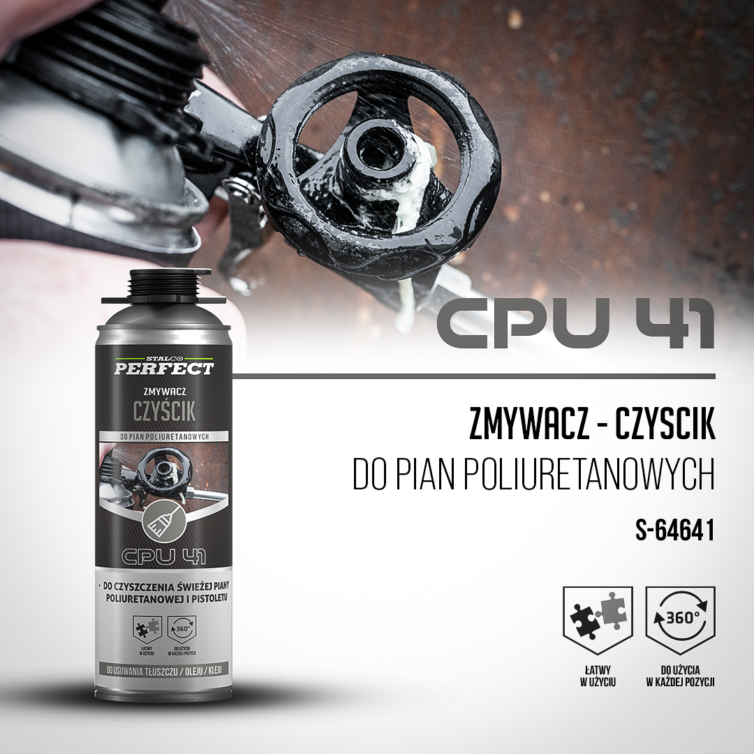 Czyścik do pian poliuretanowych CPU 41 STALCO PERFECT S-64641