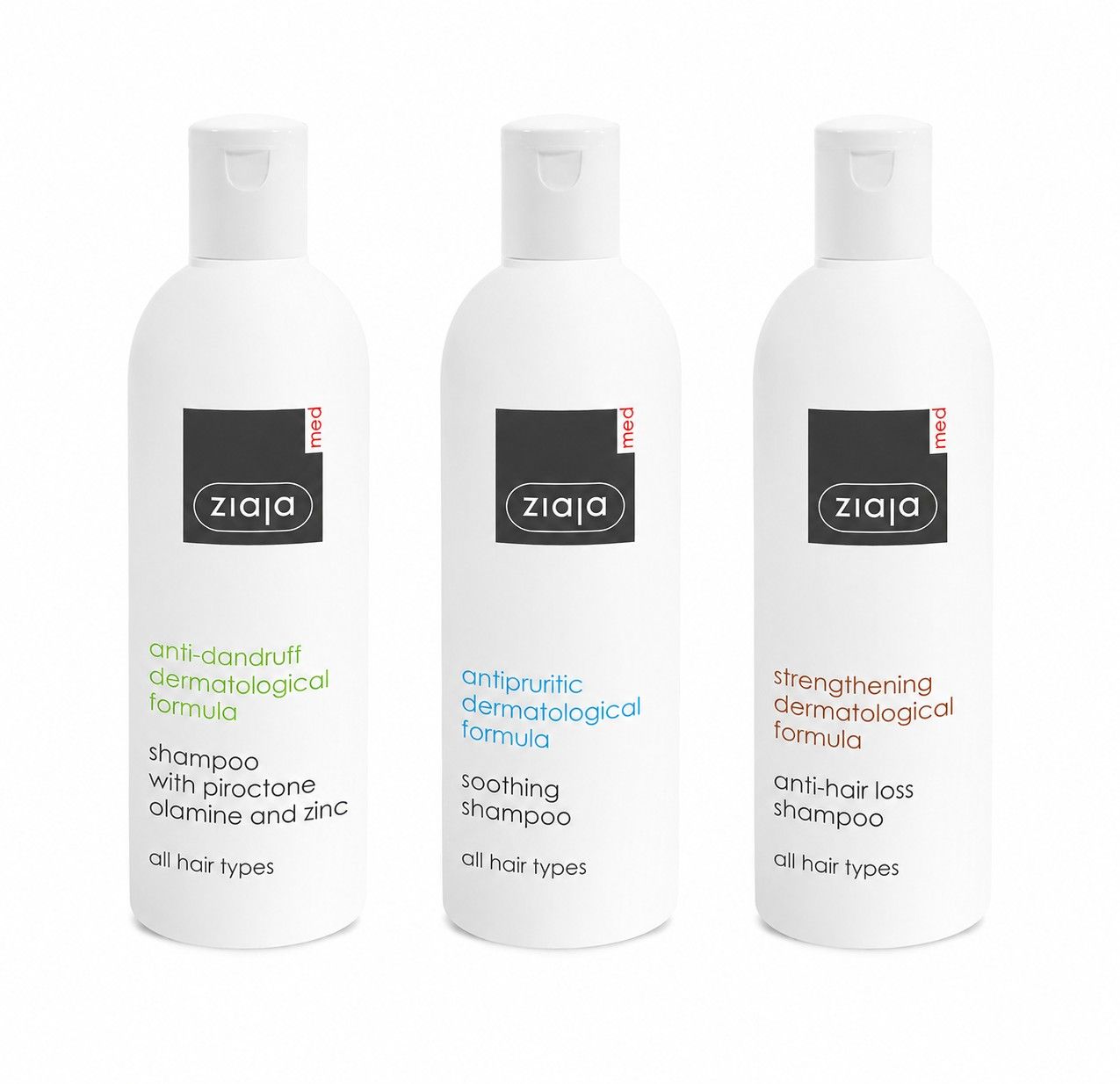 Ziaja Med Anti-Hair Loss Strengthening Shampoo 300ml