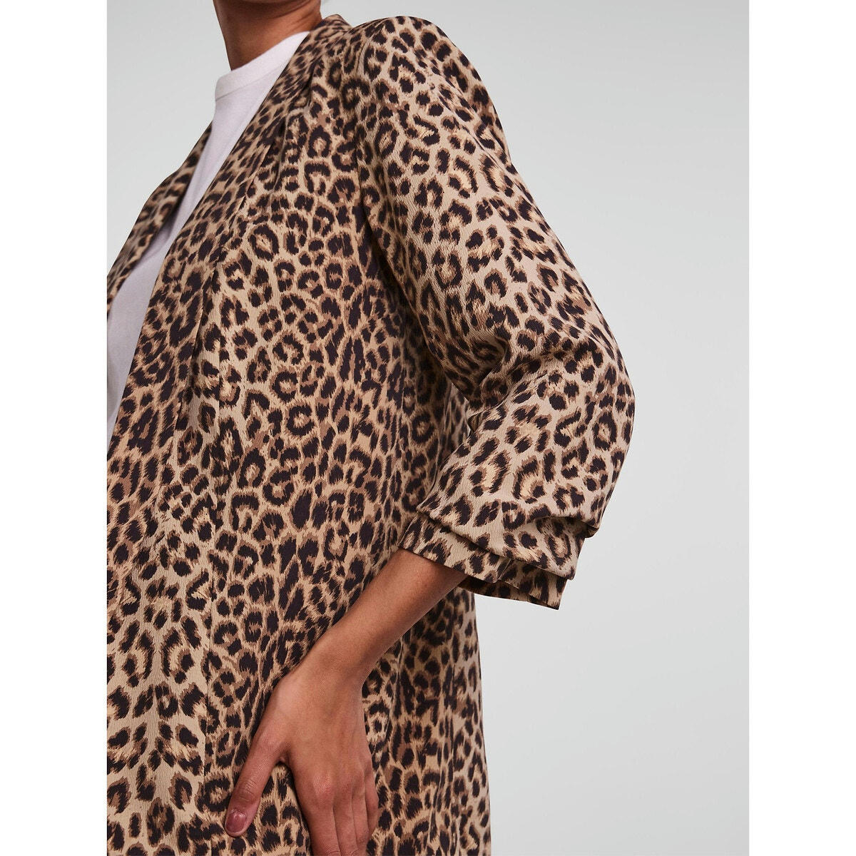 Blazer imprimé léopard