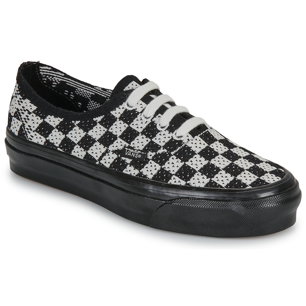 Vans - LX Authentic 44 EK Punk Check BLACK/MARSHMALLOW - Black / White