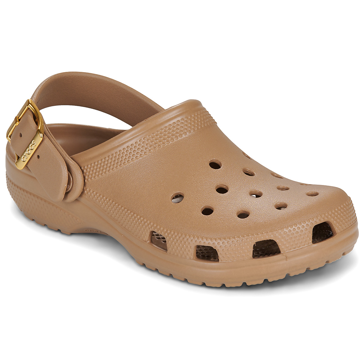 Crocs - Classic Metallic Buckle Clog - Camel
