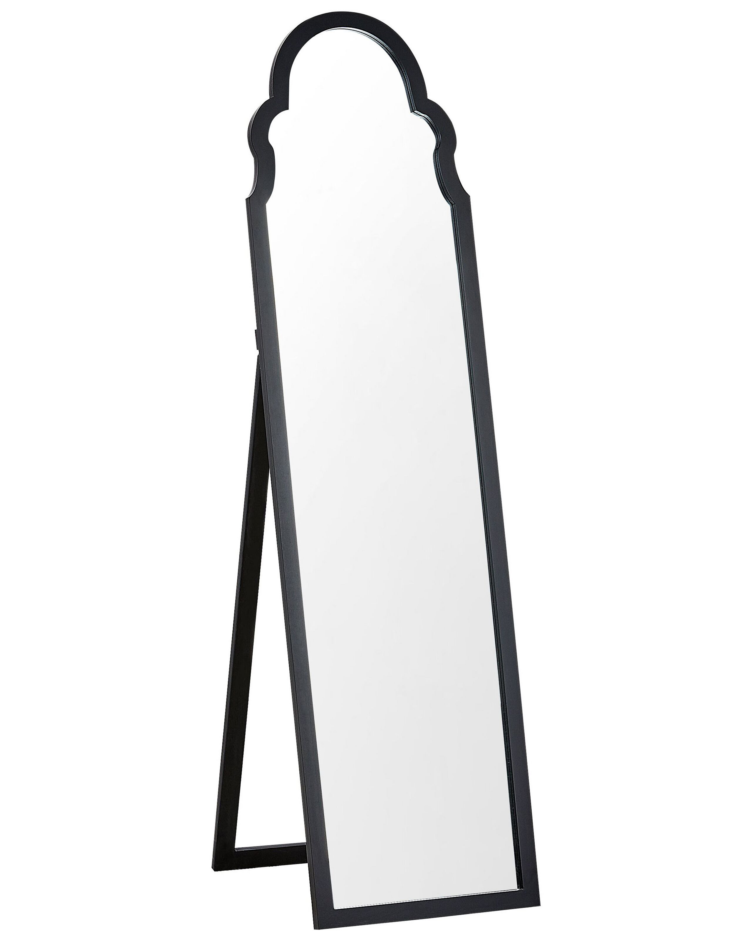 Lustro podłogowe stojące 40 x 150 cm czarne
