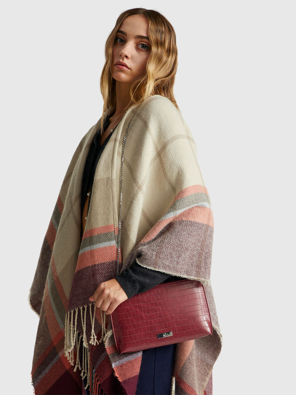 Bag with crossbody bag and coconut print