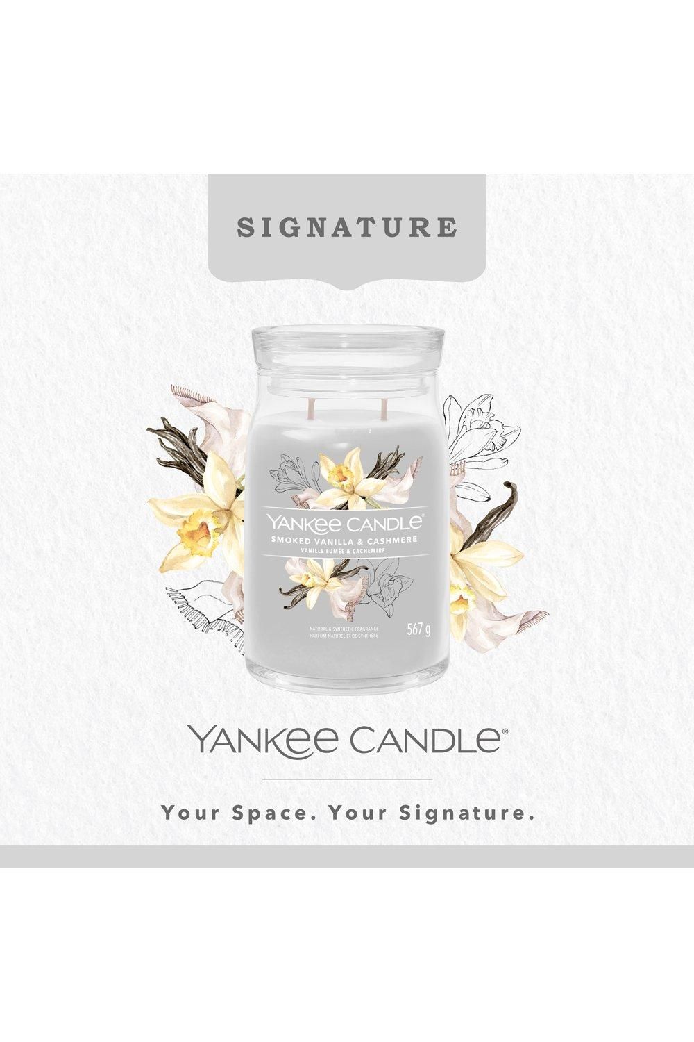 Yankee Candle Signature Large Jar Smoked Vanilla & Cashmere