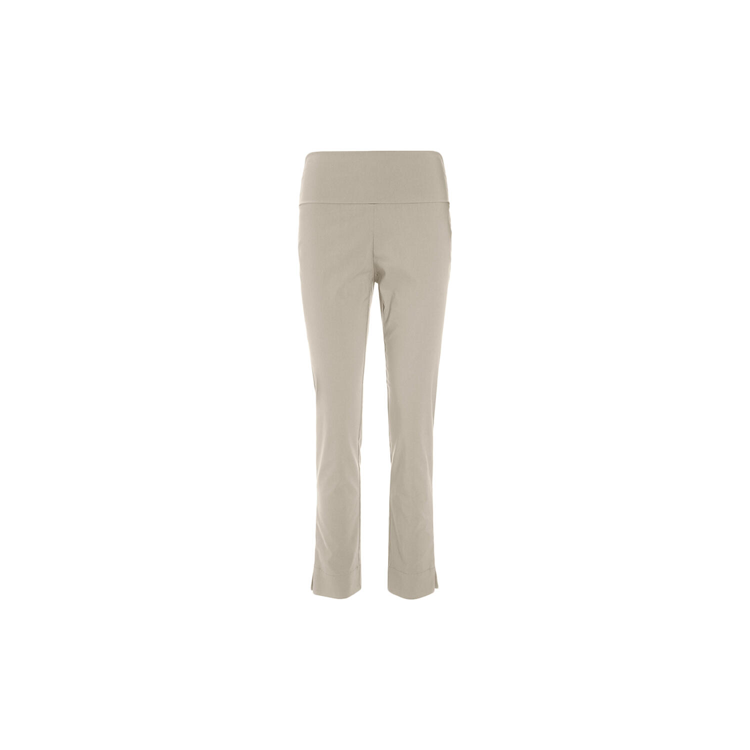 Magic stretch bukser med slids, stone