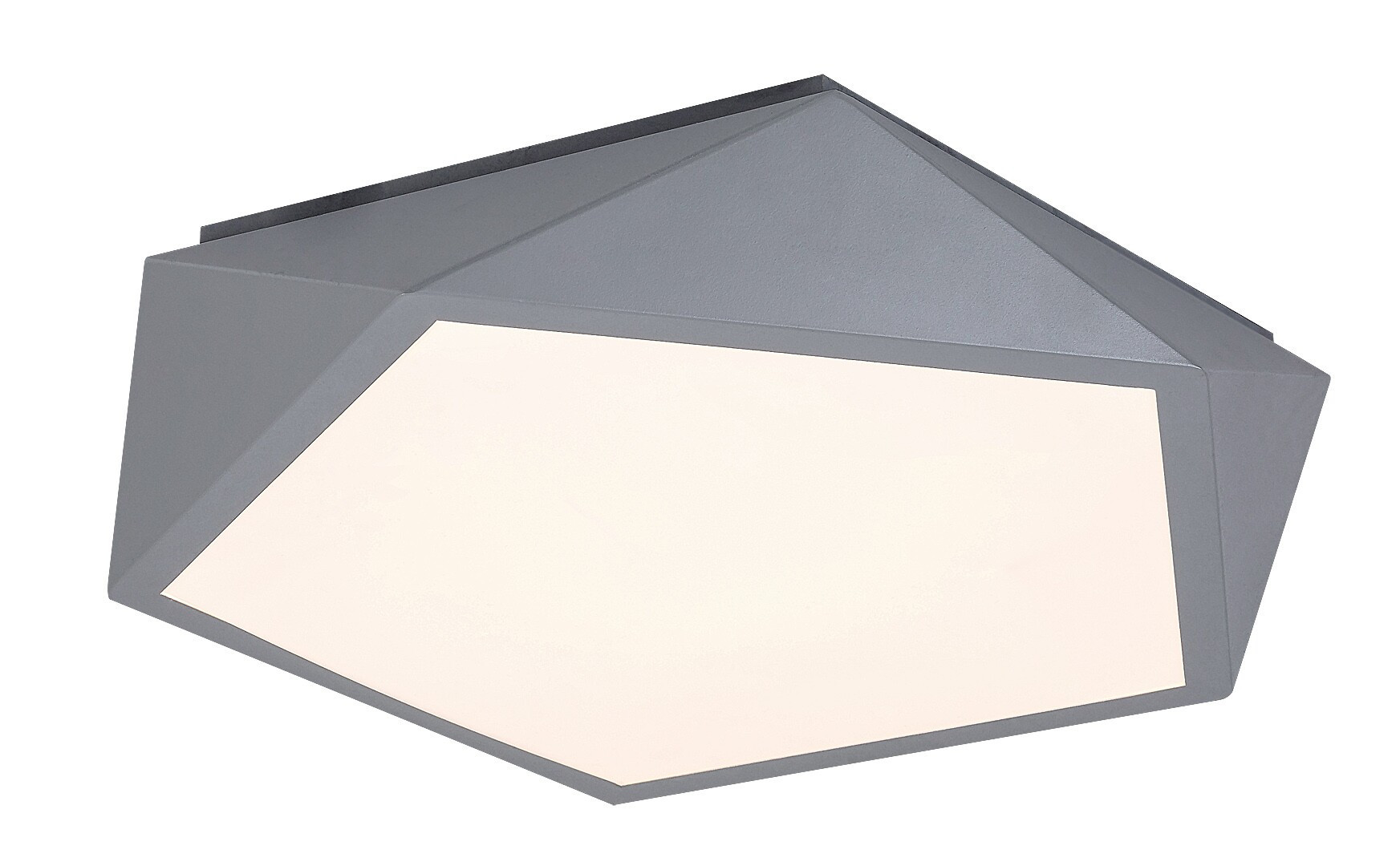 Lampa sufitowa RAFFA popielato-biała LED 1x30W Ciepła biel 1000lm Rabalux