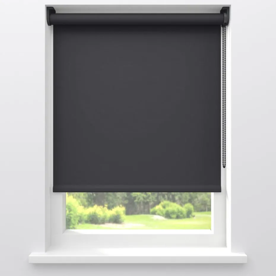 Kwantum Rolgordijnen | Fenstr Rolgordijn Liz  Lichtdoorlatend Antraciet