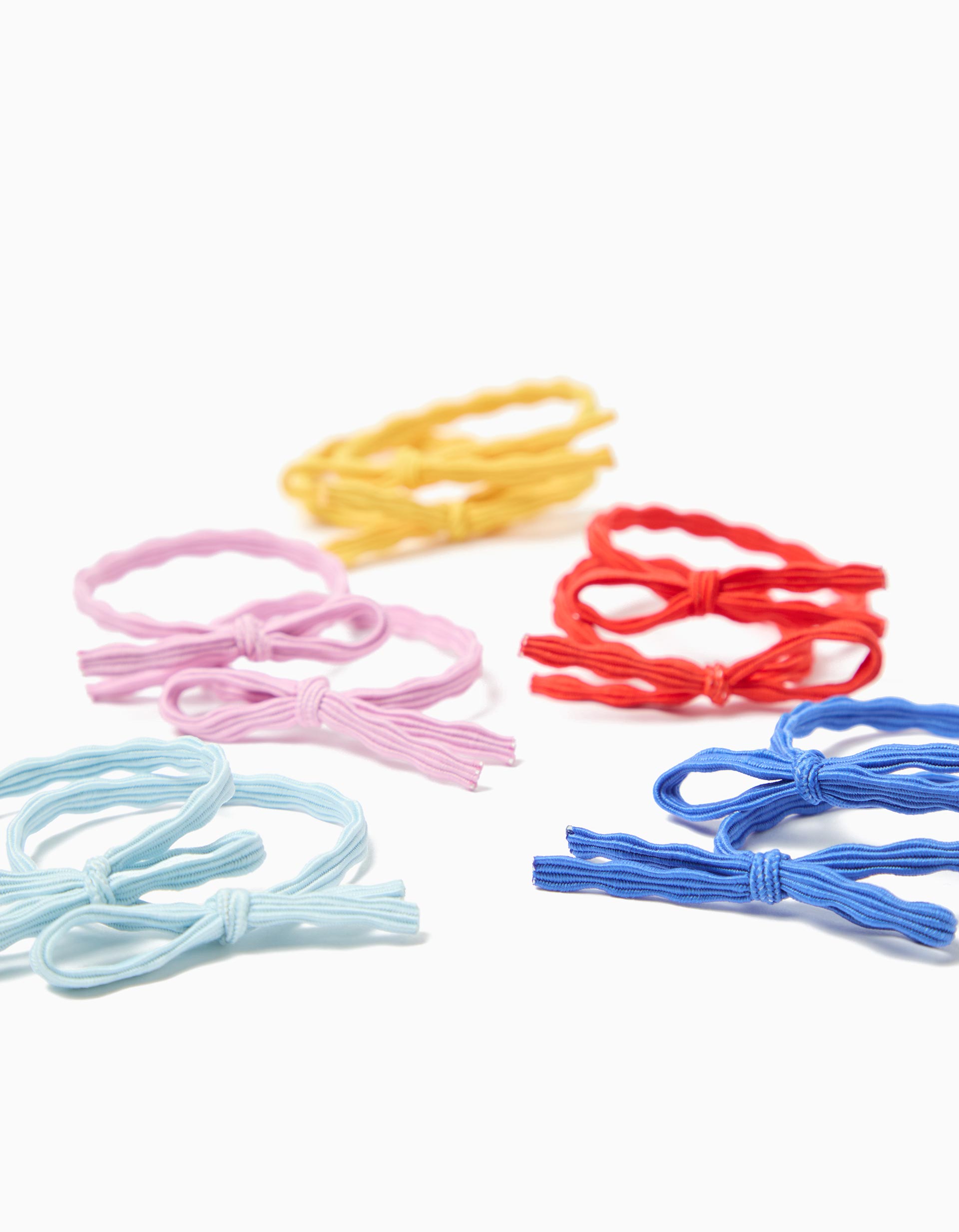 Pack 10 El&aacute;sticos de Cabelo, Menina, Multicor