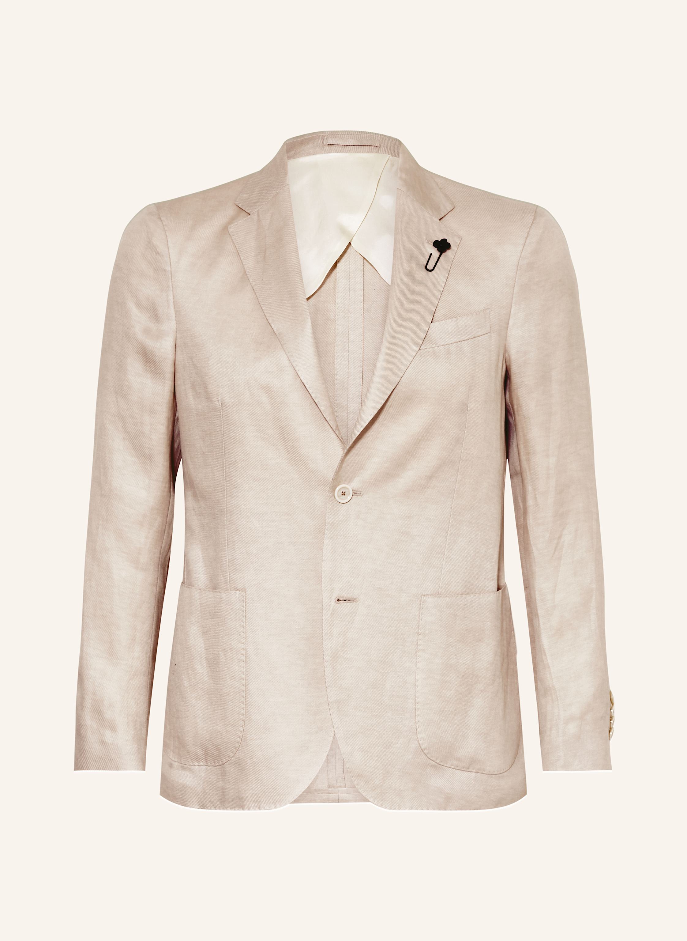 LARDINI Anzugsakko Extra Slim Fit aus Leinen