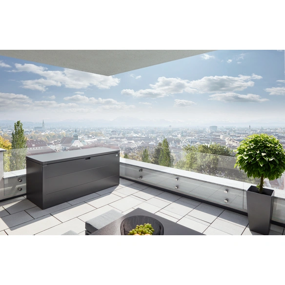 Auflagen-/Kissenbox »Stylebox«, BxHxT: 170 x 81 x 70 cm, 680 l, Gr. 170, dunkelgrau-metallic