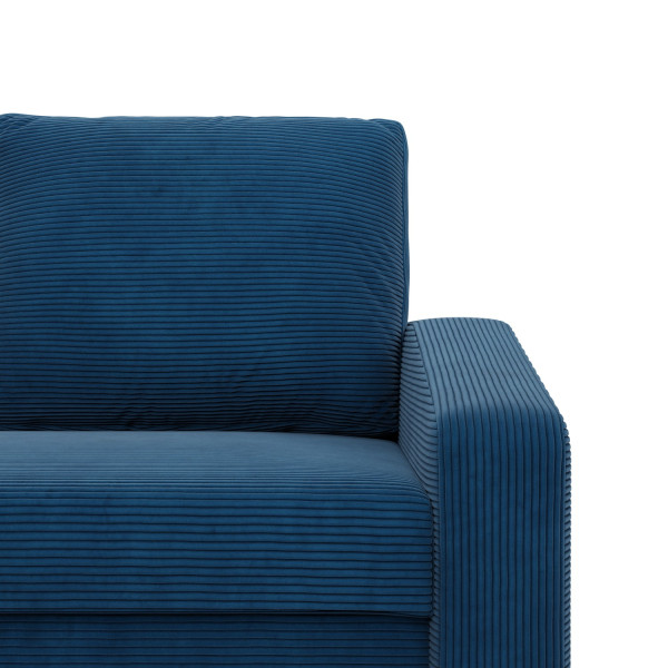 SOFA KANAPA rozkładana z funkcją spania niebieska