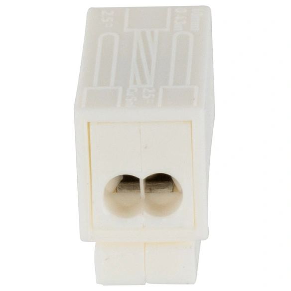 Leuchten-Klemme, REV Leuchtenklemme 2-fach 0,5 - 2,50 mm² weiß 100 Stück
