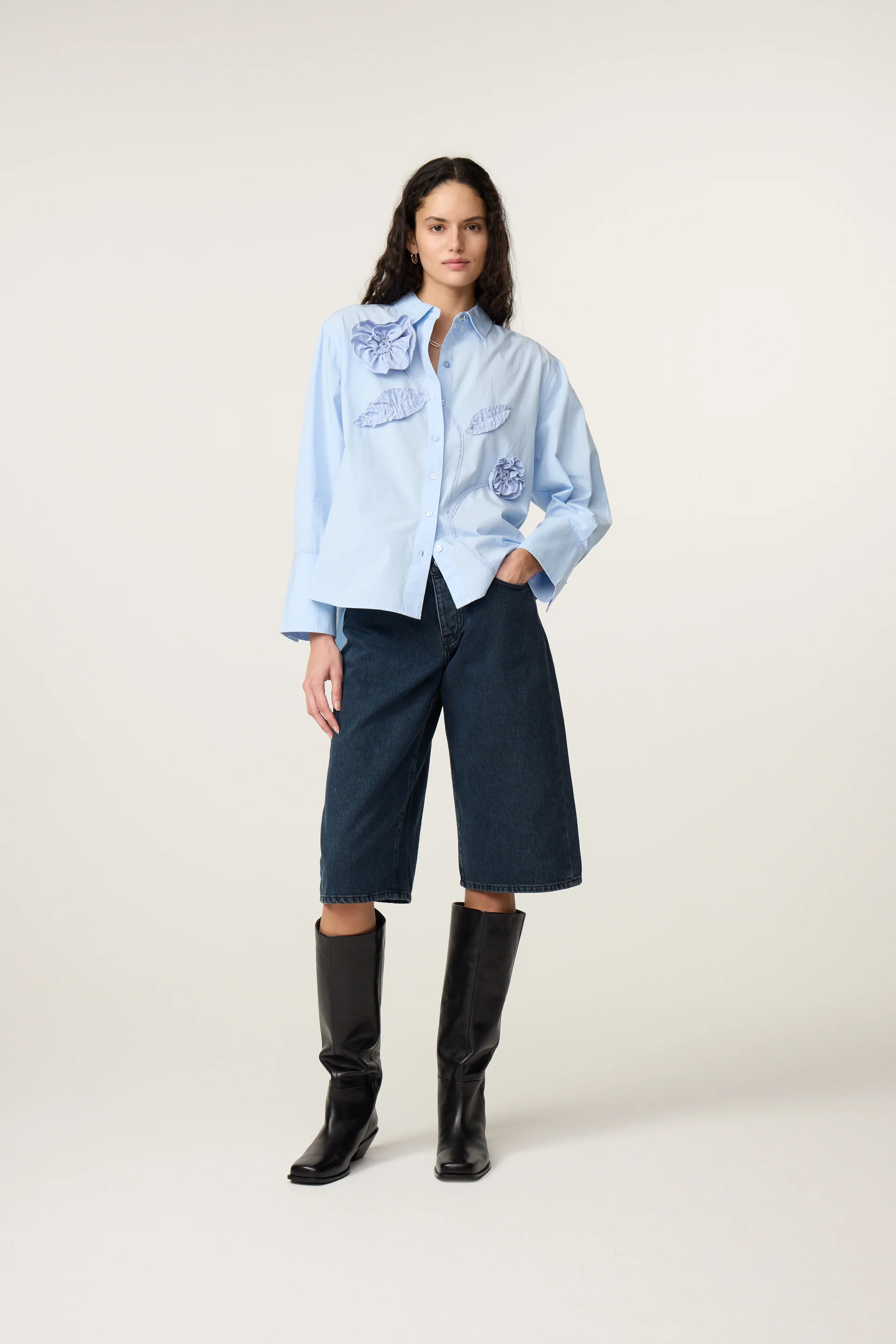 Alex Blouse | Icey Blue