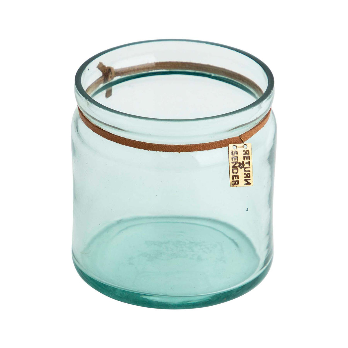 Return to Sender Waxinelichthouder 10 cm recycled glas