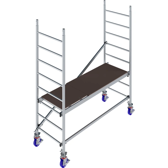 Fahrgerüst »ProTec«, Arbeitshöhe: 2,90 m, max. 200 kg/m², Aluminium