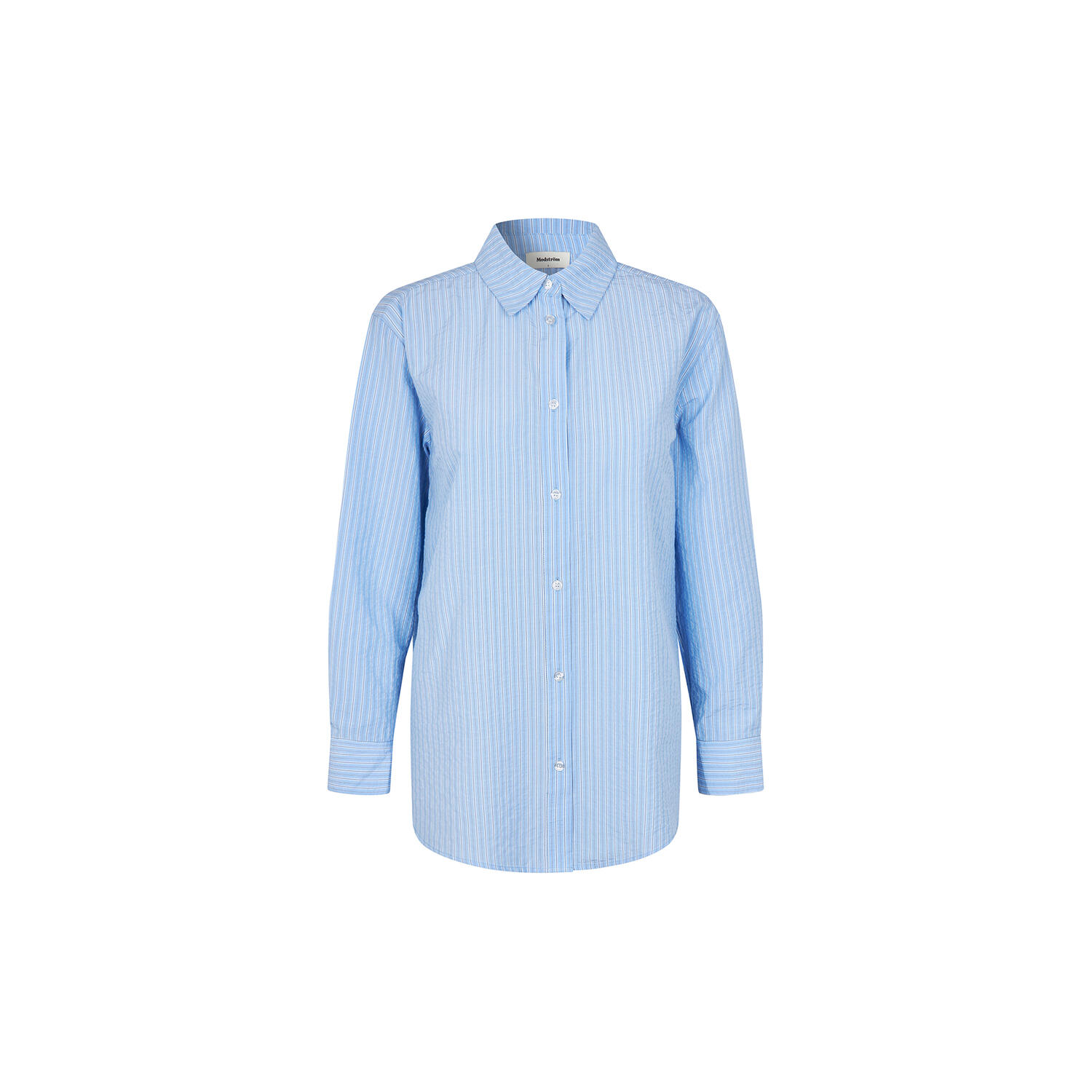 Viggemd stripe shirt, blue and white stripe