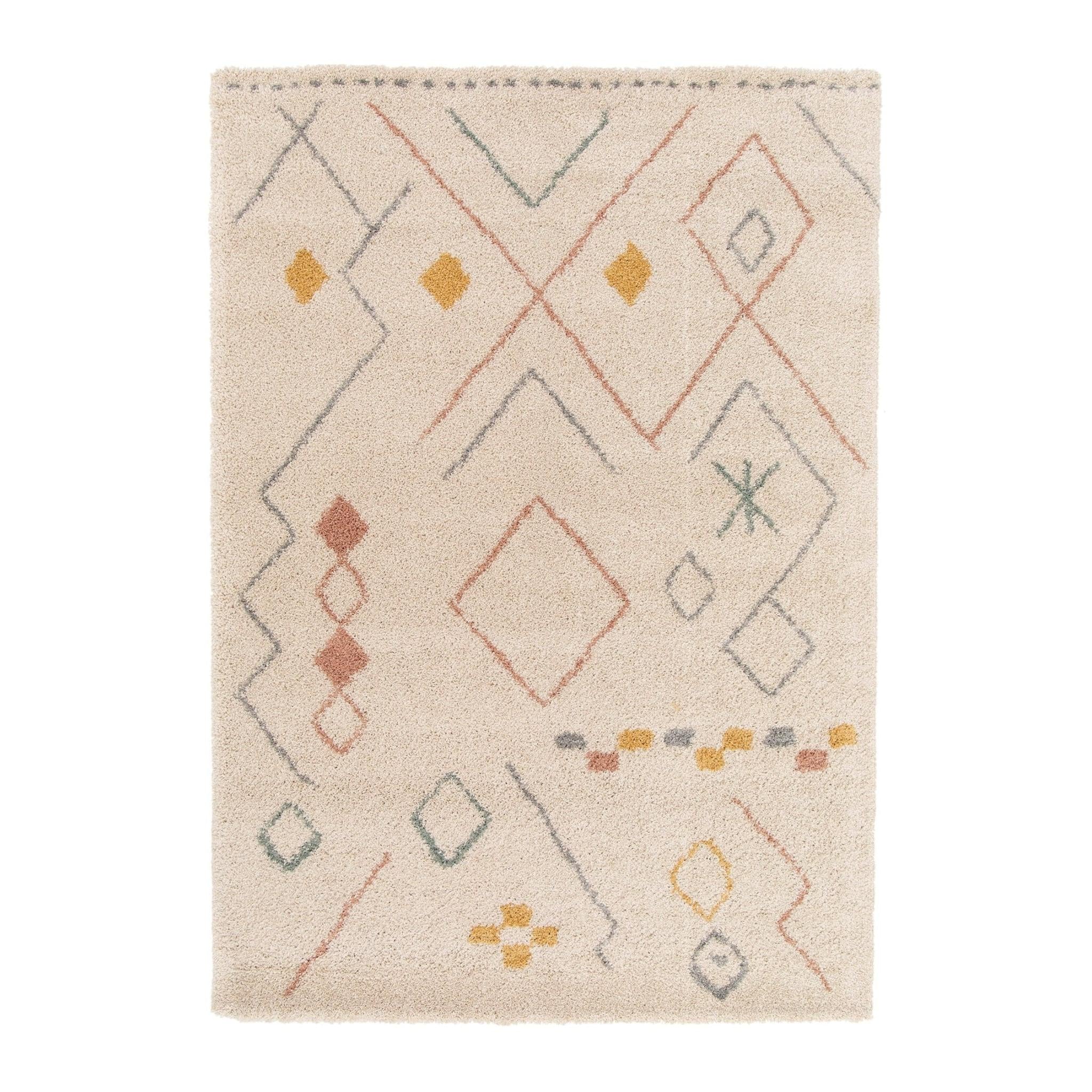 AFK Living vloerkleed Agadir - voor kinderen - beige - 120 x 170 cm