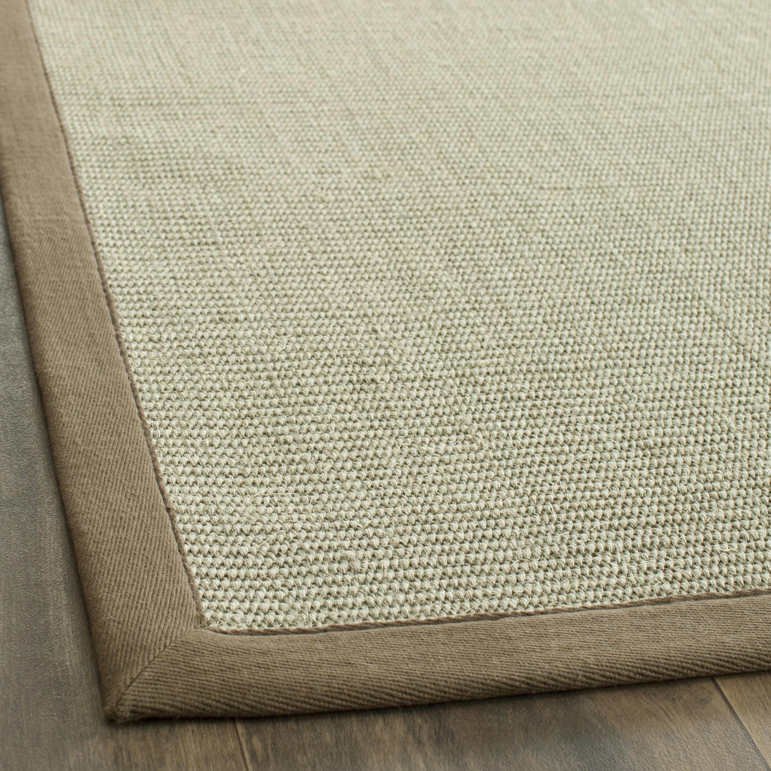NATURAL FIBER - Tapis de salon interieur en taupe & marron clair, 183 x 274 cm