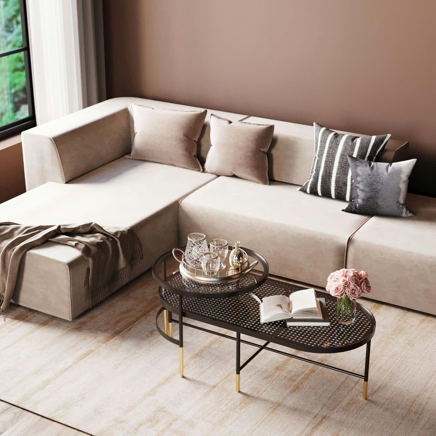 FENCE - Tables basses Fence set de 2 Kare Design