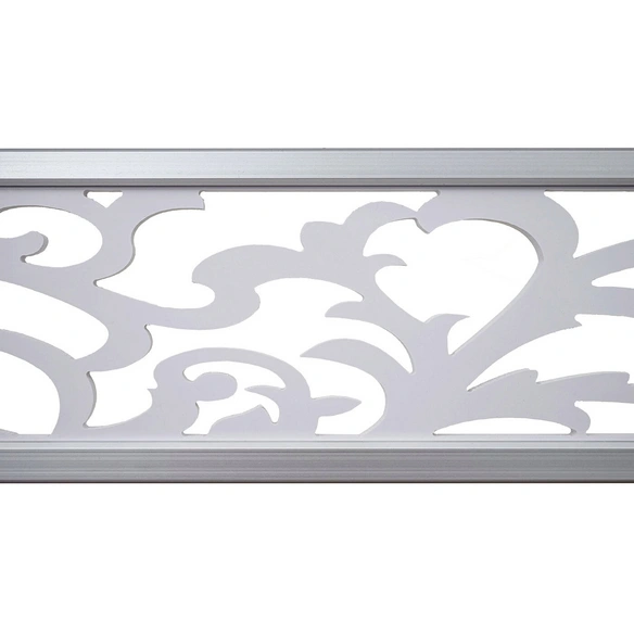 Dekopaneel für WPC-Sichtschutz »MVG-HA018«, 16 x 177 cm, weiß