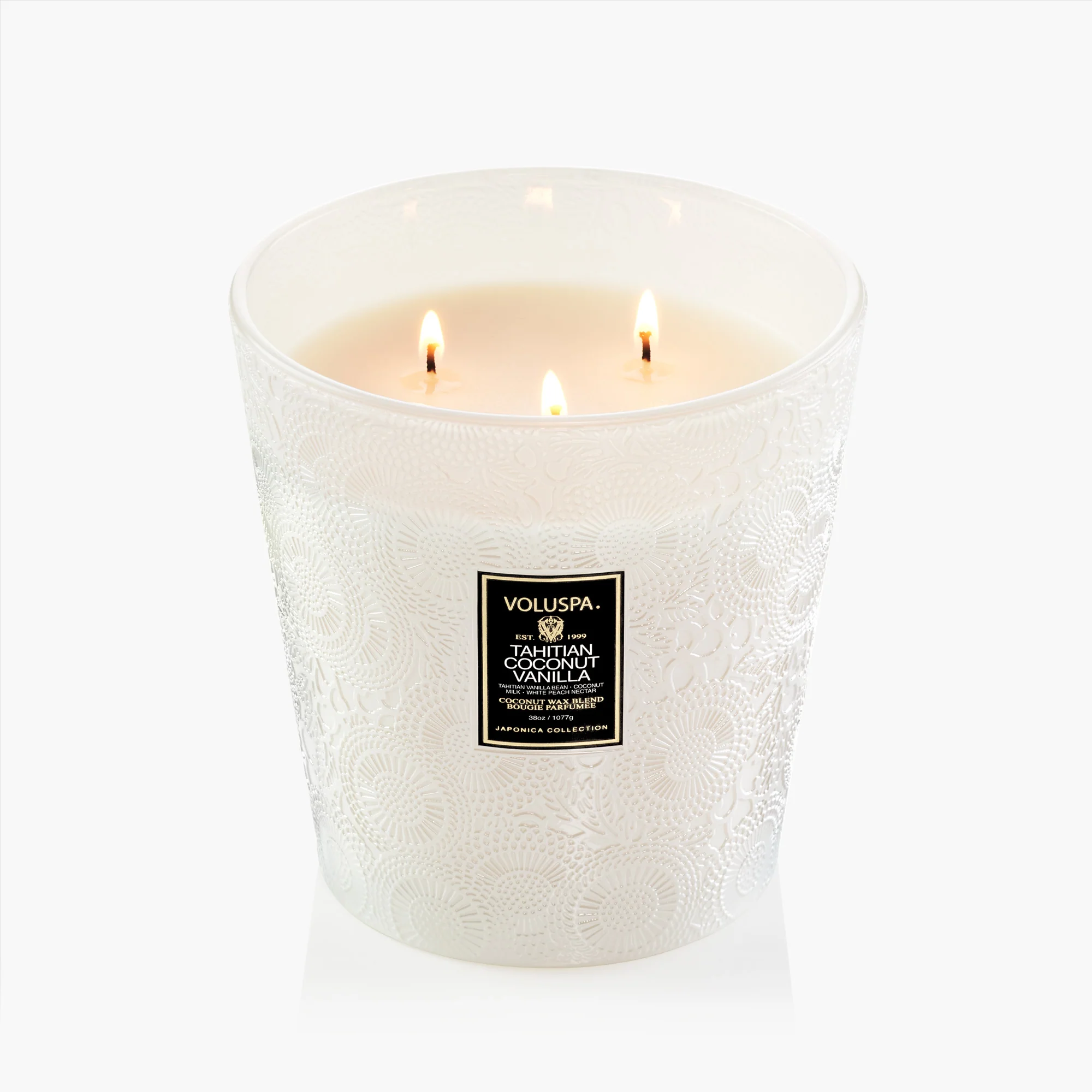Tahitian Coconut Vanilla - 3 Wick Hearth Candle