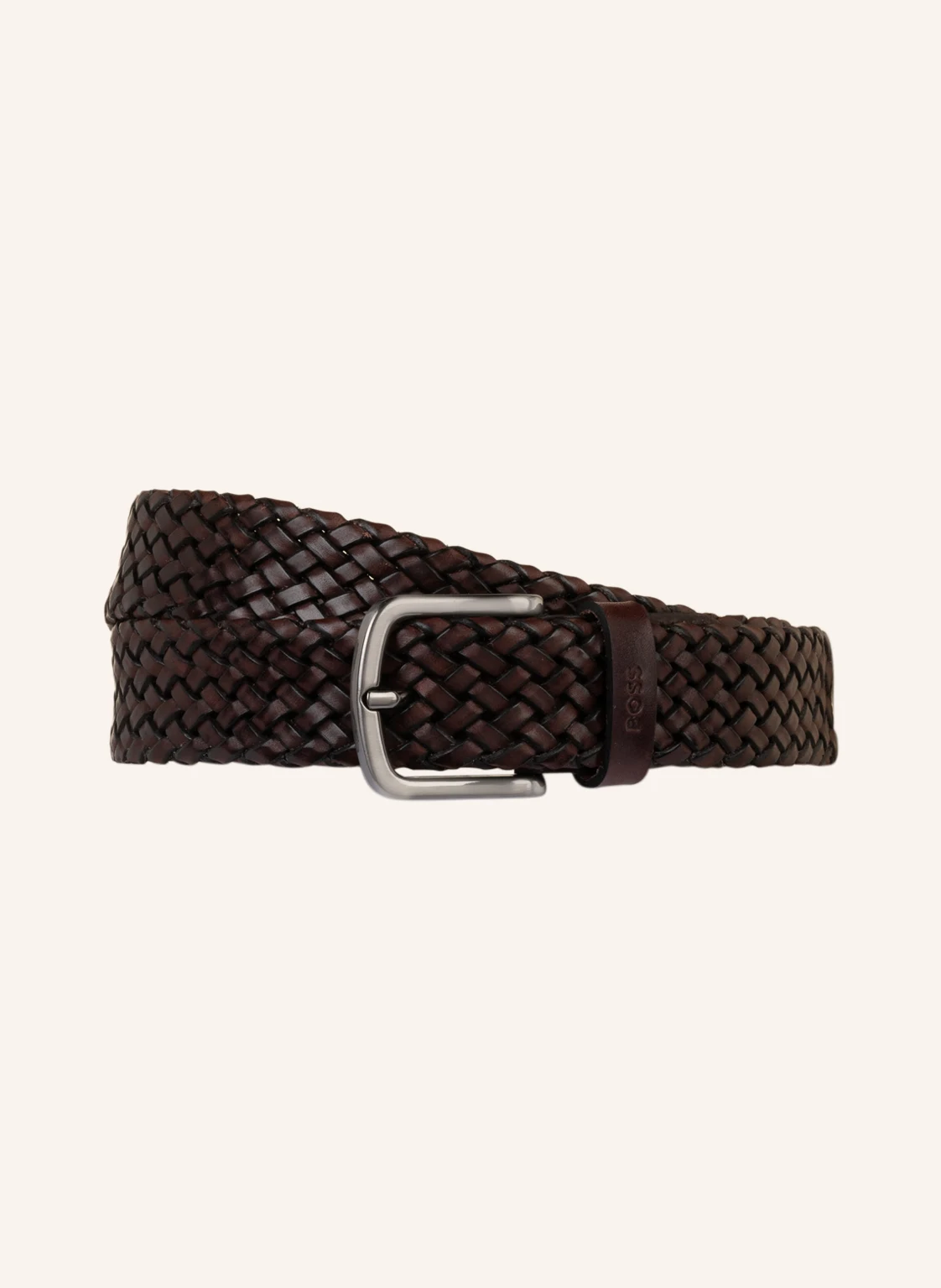 BOSS Flechtgürtel SASH aus Leder