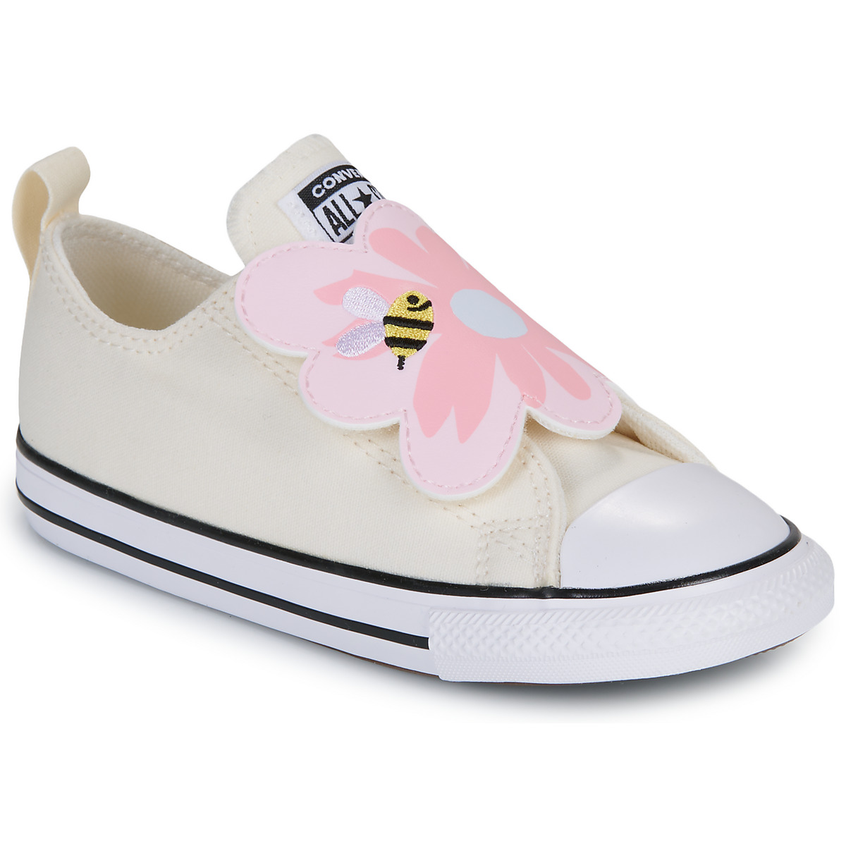 Converse - CHUCK TAYLOR ALL STAR ONE STRAP FLORAL EASY ON - Pink