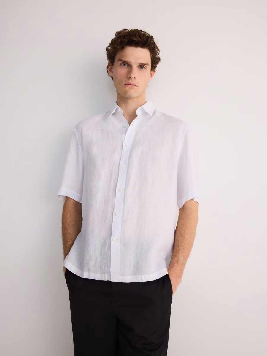 Oversized Linen Shirt