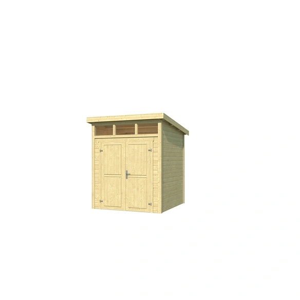 Gartenhaus »Kibo 1«, Holz, BxHxT: 220 x 245,1 x 223,5 cm (Außenmaße inkl. Dachüberstand)