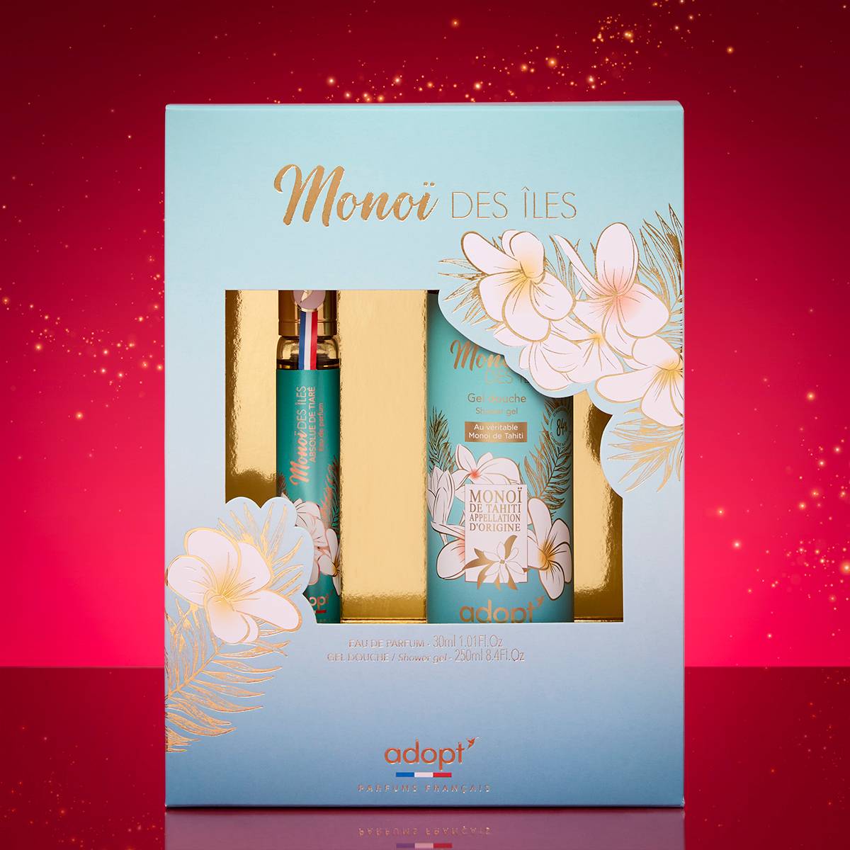 Monoi des ilesCOFFRET 30ML   GEL DOUCHE 250 ML