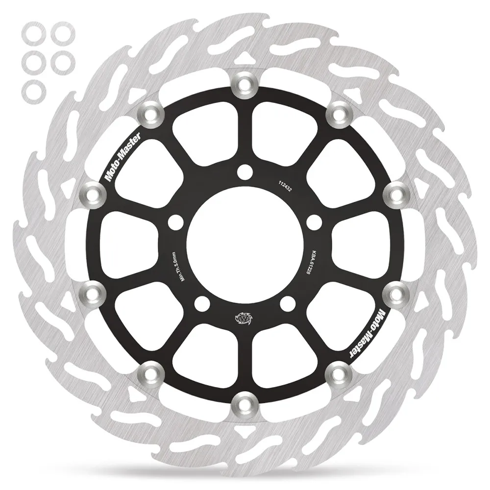 Moto-master Flame Kawasaki Z H2 1000 Abs 20-26 112432 Floating Front Brake Disc